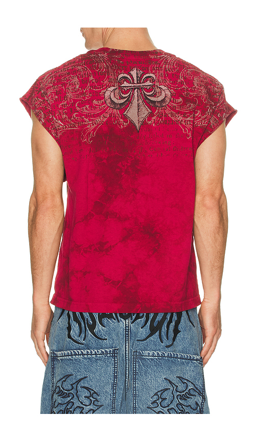  Affliction Collapse Muscle Tee In Red. Size S. Also In Xl/1x. 