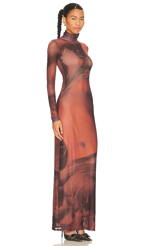 Shop Afrm Billie Maxi Dress In Sienna Portrait