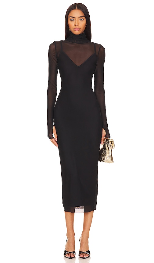 Shop Afrm Shailene Dress In Black