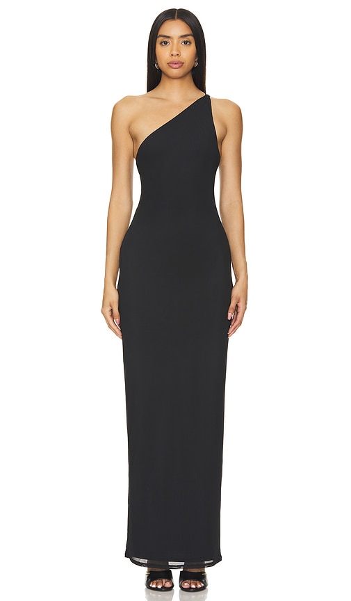  Afrm Midi-kleid Savoy In Black. Größe Xs. Also In S, M, L, Xl. 
