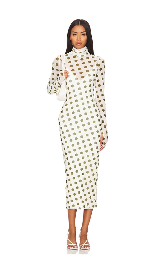 Shop Afrm Shailene Dress In Birch Dot