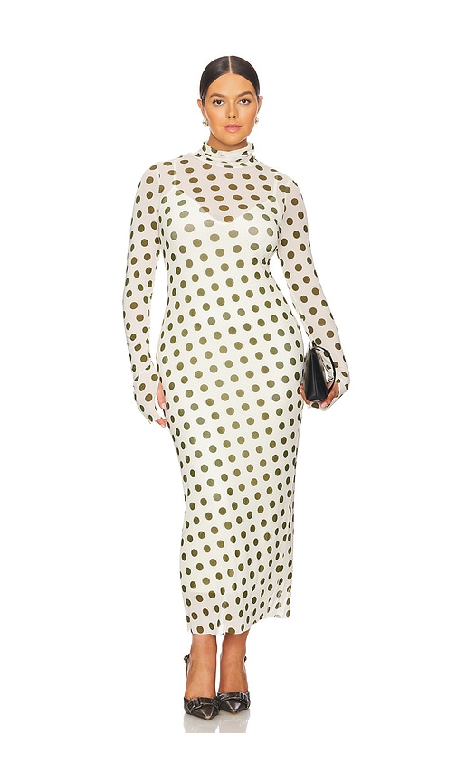 Shop Afrm Shailene Dress In Birch Dot