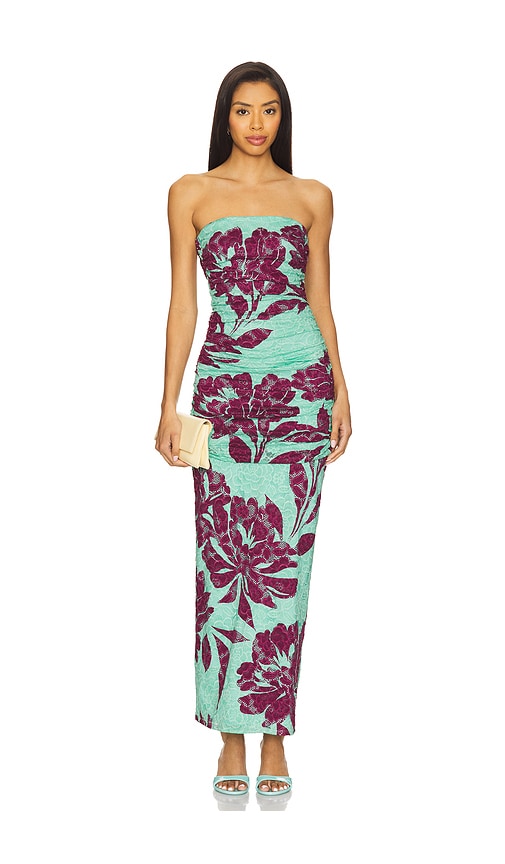Marlo Crochet Lace Dress in Teal,Purple. - size XXS (also in 1X, 2X, 3X, L, M, S, XL, XS, XXL)