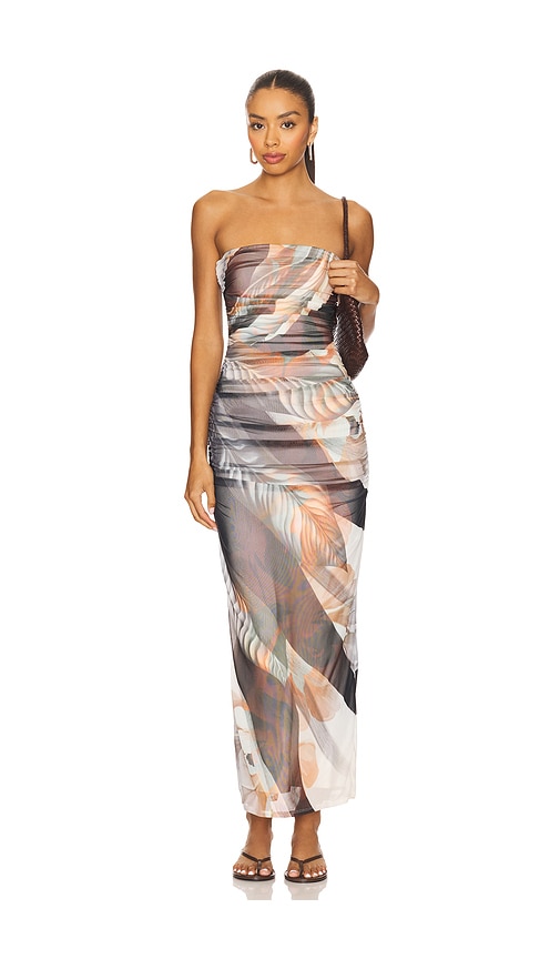 Marlo Dress in Grey,Rust. - size 1X (also in L, M, S, XL, XS, XXS) - AFRM - Modalova