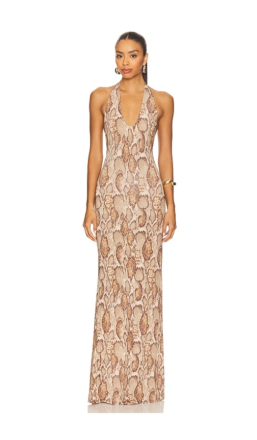 Rue Dress in Neutral. - size L (also in M, S, XL, XS, XXS) - AFRM - Modalova