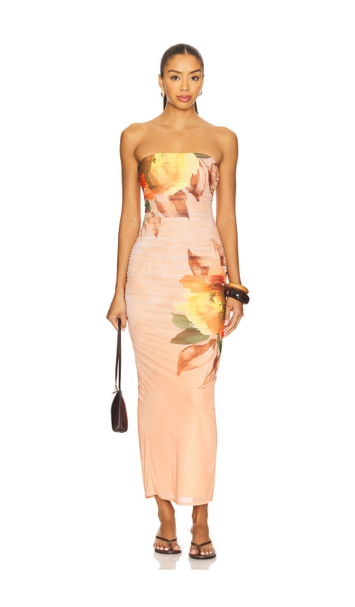 Marlo Dress in Peach. - size 1X (also in M, S) - AFRM - Modalova