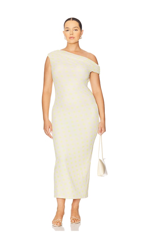 Afrm Holden Dress In Yellow