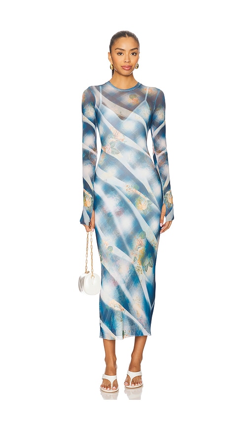 Ashland Dress in Blue. - size 1X (also in 2X, 3X, L, M, S, XL, XS, XXS) - AFRM - Modalova