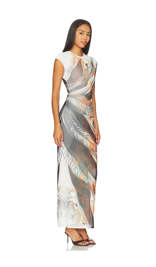 Afrm Cody Dress In Green