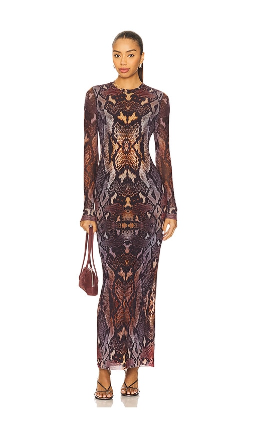 Afrm Didi É•¿è£™ €“ Umber Snake. Űºç � Xxl (also €“ 1x, 2x, L, M, S, Xl, Xs, Xxs). In Multi