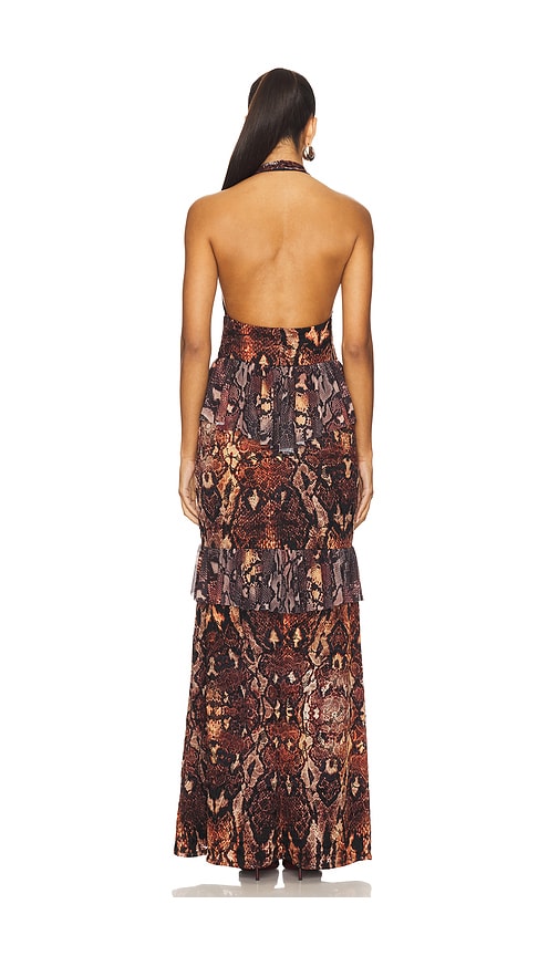  Afrm Maxikleid Athens In Brown. Größe S. Also In Xxs, Xs, M, L. 