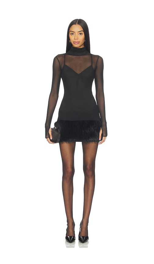 Afrm Saige Dress In Black