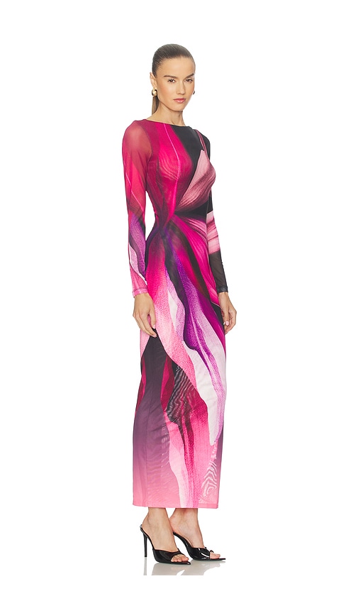 Afrm Phyll Midi Dress In Multi