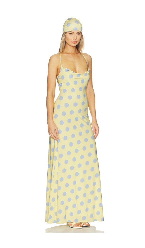  Afrm Set Kleid Und Haarband Kim In Yellow. Größe Xxs. Also In L. 