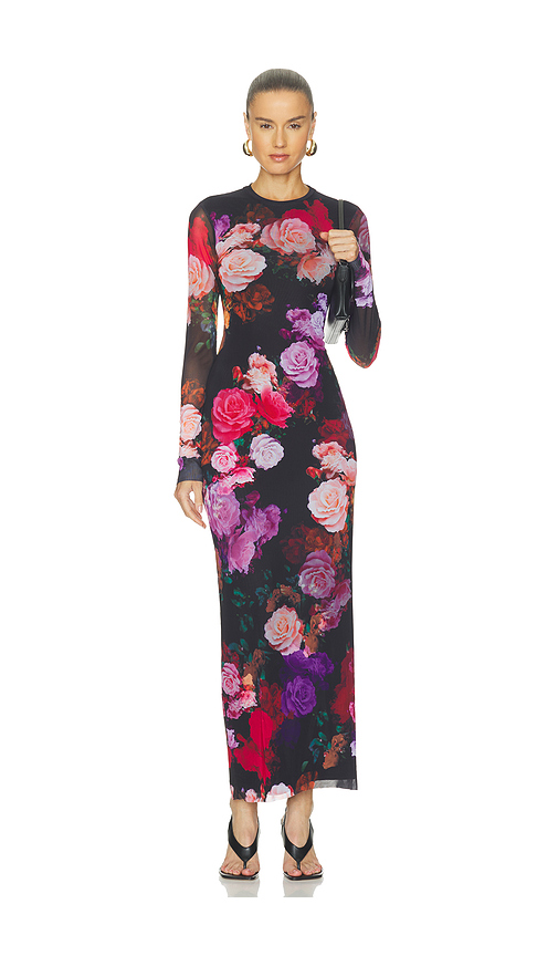 Didi Dress by AFRM in Violet Roses