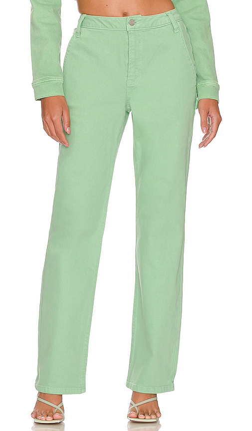 AFRM Fez Jean in Kelly Green