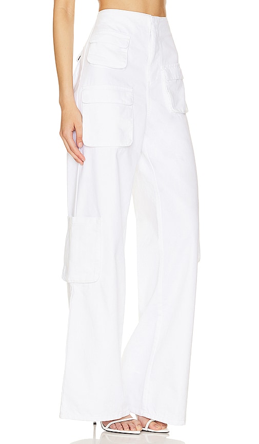 Shop Afrm Maxwell Parachute Pant In White