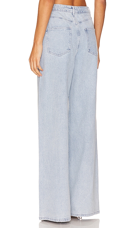  Afrm X Revolve Ronny Wide Leg Jeans In Denim-light. Size 26. Also In 32. 