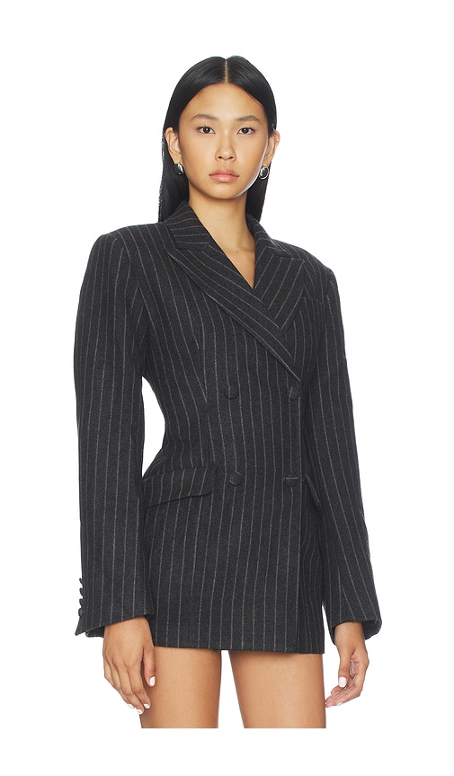  Afrm Blazer Jemima In Grey. Größe M. Also In L. 