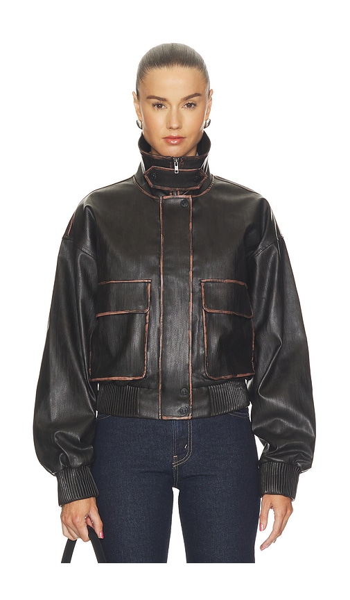 Afrm Cantini Bomber In Black