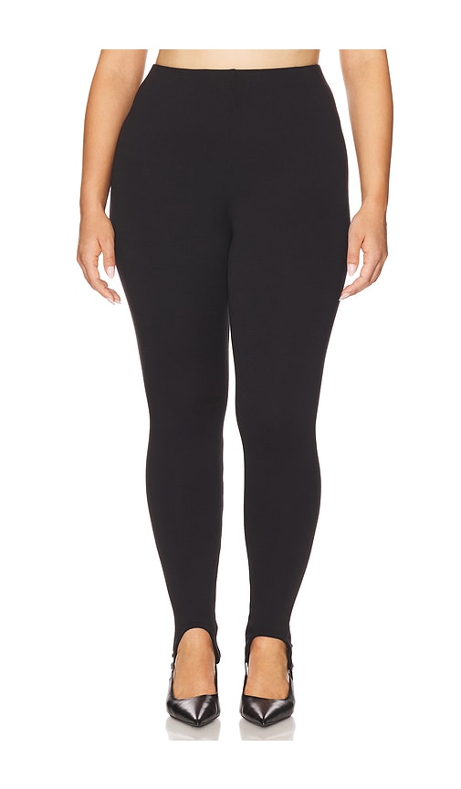 Afrm Jasmine Stirrup Leggings In Black