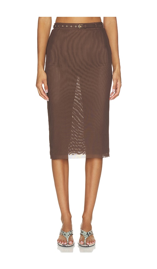 Reed Skirt by AFRM in Espresso
