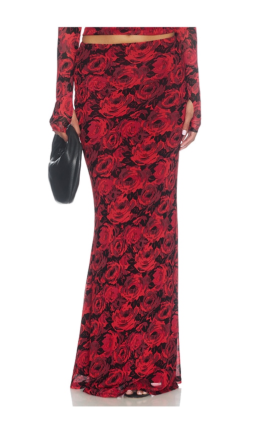 Tegan Mermaid Skirt by AFRM in Rose Kissed