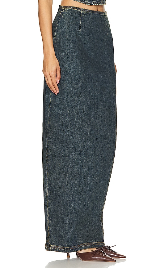 Shop Afrm Nadia Skirt In Tinted Wash
