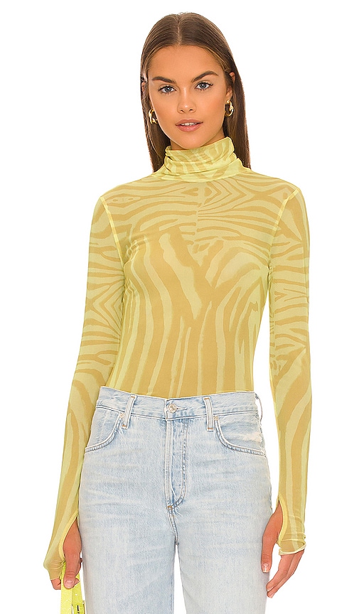 Zadie power sale mesh turtleneck top