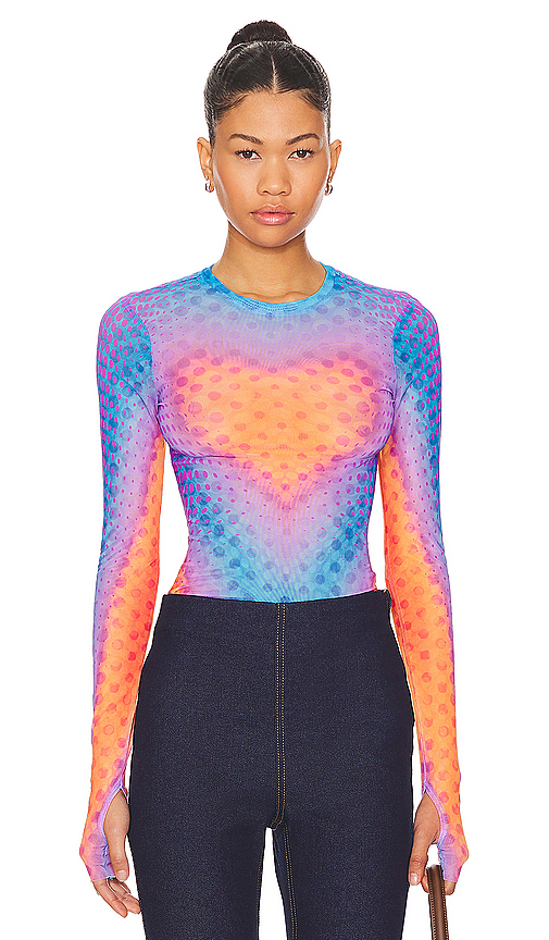 Shop Afrm Kaylee Top In Cyber Heart