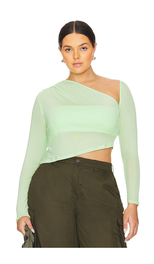 Shop Afrm Linnie Top In Mint