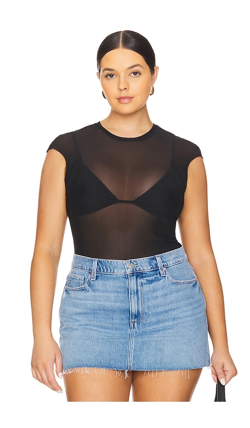 Shop Afrm Nina Top In Noir