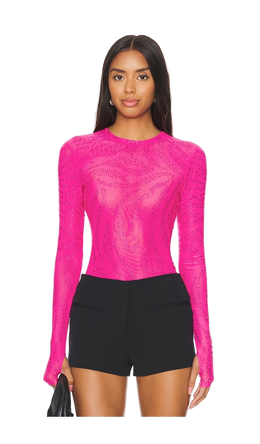 Shop Afrm Kaylee Top In Fuchsia