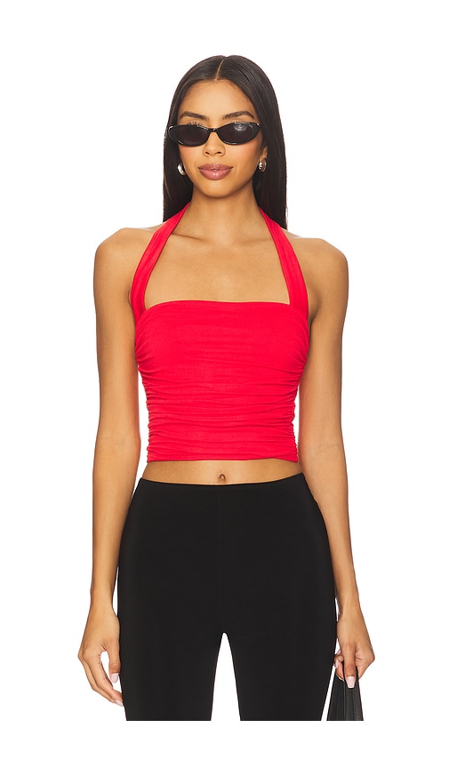 Aranya Halter Top in Red. - size XXS (also in 1X, 2X, 3X, L, M, S, XL, XS, XXL)