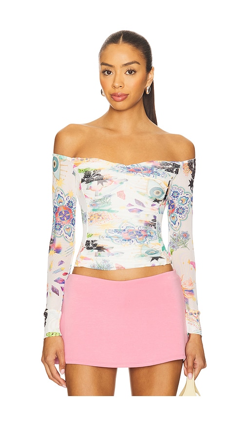 Odilla Off The Shoulder Top in White. - size L (also in M, S, XL, XS, XXS) - AFRM - Modalova