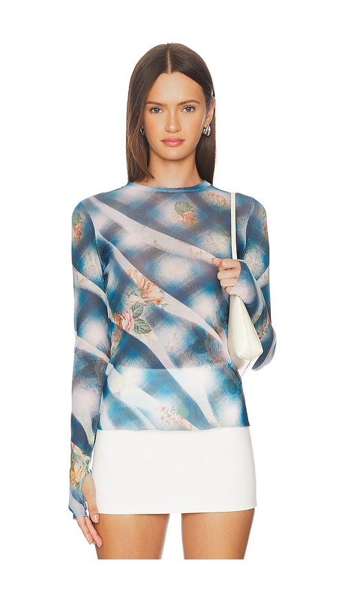 Kaylee Top in Blue. - size 1X (also in 2X, 3X, L, M, S, XL, XS, XXS) - AFRM - Modalova