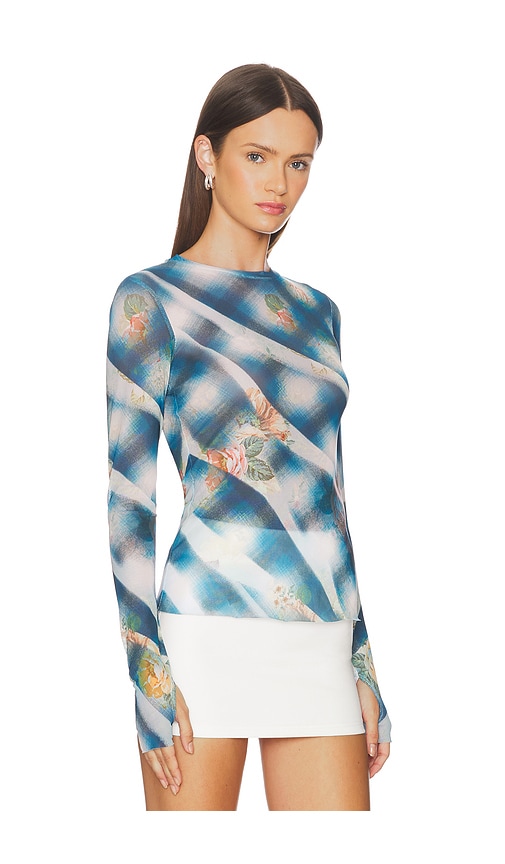 Afrm Kaylee Top In Blue