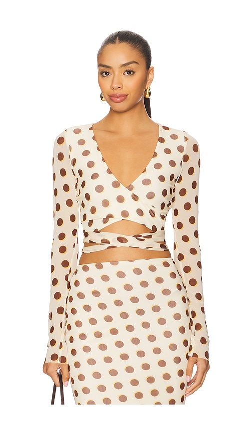 Halsey Top in Cream. - size 1X (also in 3X, L, M, S, XL, XS) - AFRM - Modalova