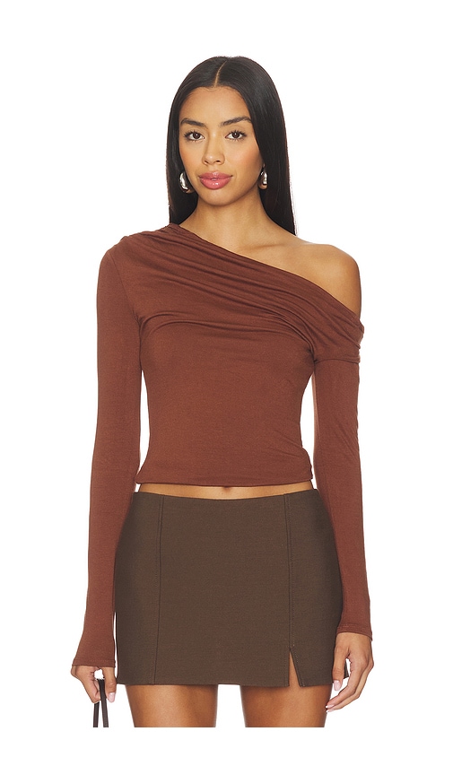 Afrm Bria Top In Brown