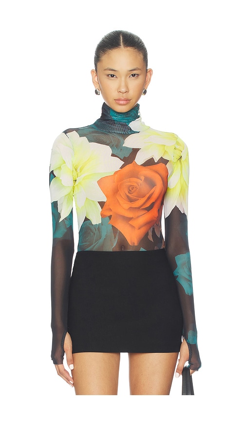 Afrm Milo Bodysuit In Multi