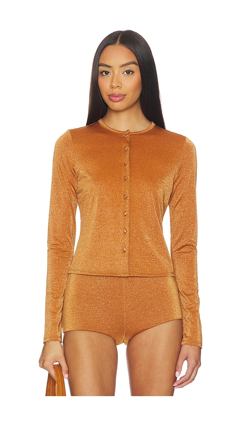 Afrm Linda Top In Orange