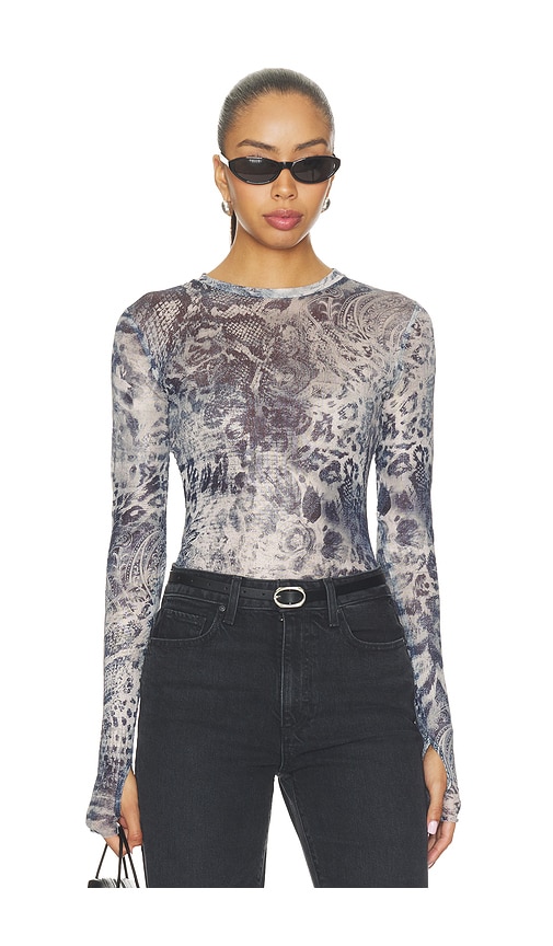 Kaylee Top by AFRM in Patchwork Animal