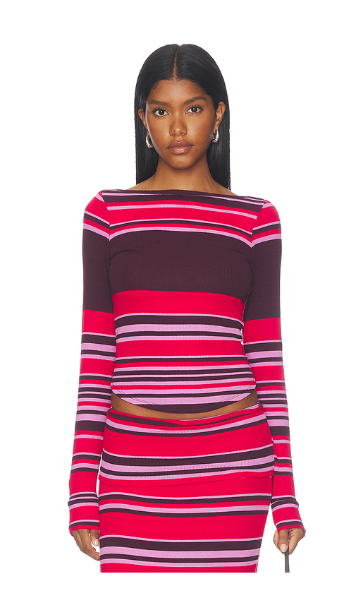 Madsen Top by AFRM in Striped Kiss