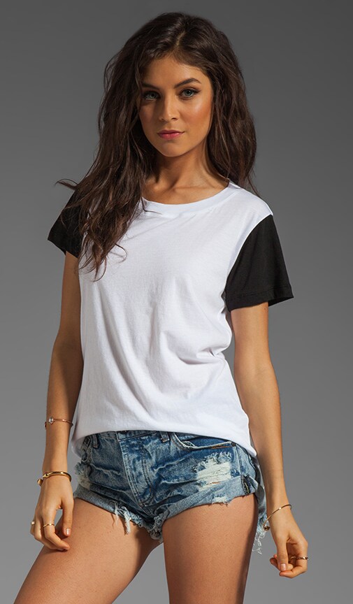 Andie Colorblock Sleeve Tee