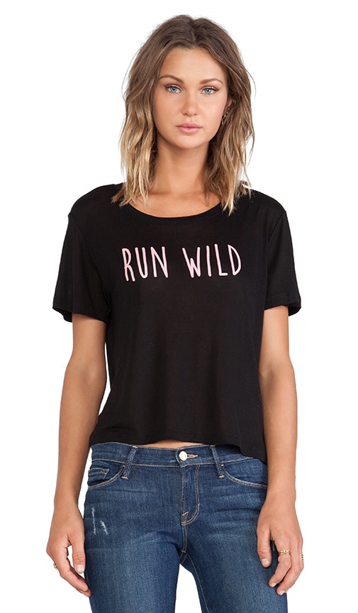 Run Wild Brothers Crop Tee