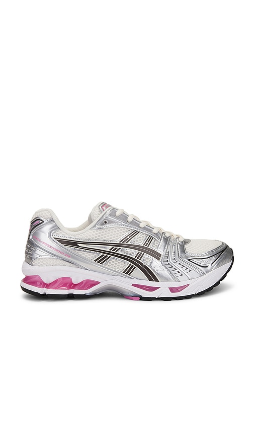 Asics Gel-Kayano 14 in Cream & Sweet Pink