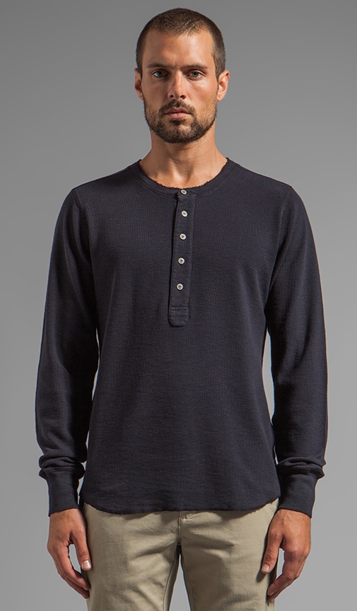 Raw Edge Henley