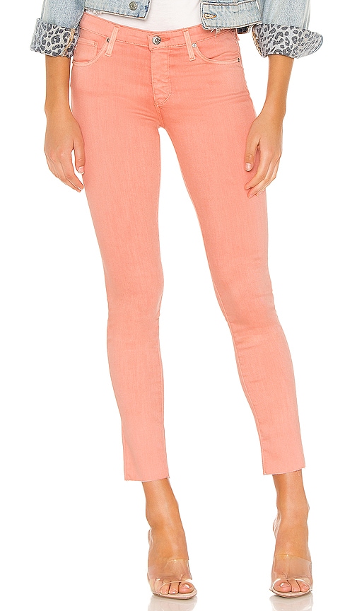 AG Jeans Legging Ankle in Hi White Peach Quartz REVOLVE