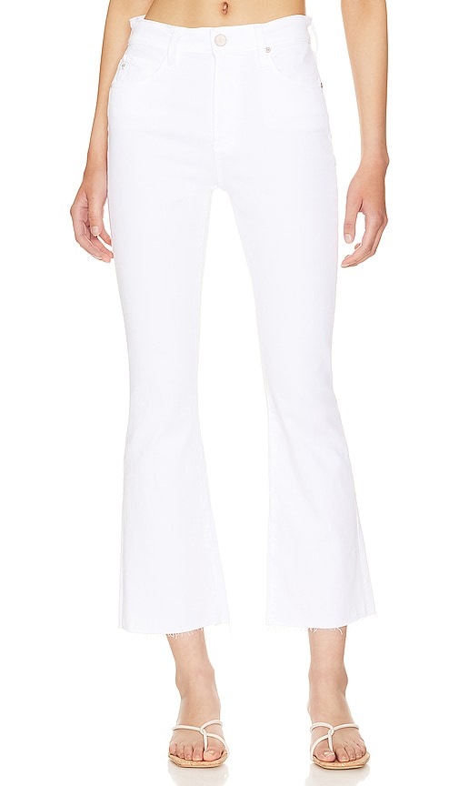 AG Jeans Farrah Boot Crop in Modern White