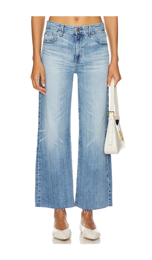 AG Jeans Saige Wide Leg Crop in 22 Years Palma